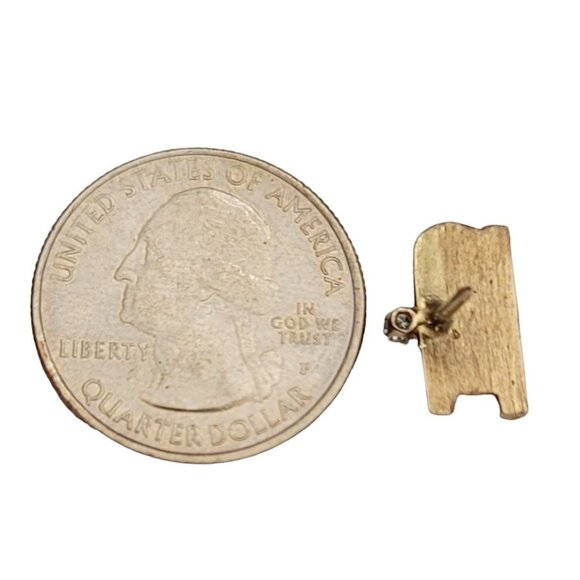 10K Yellow Gold Georgia Bank & Trust Tie Pin E856 - Picture 8 of 12